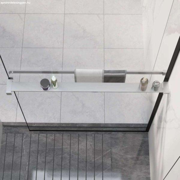 Króm alumínium zuhanypolc walk-in zuhanyfalhoz 90 cm