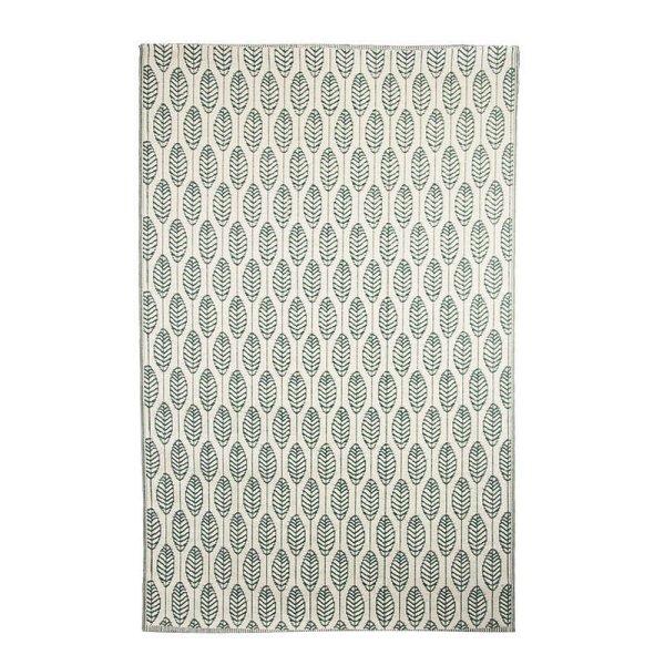 Levél mintás kétoldalú kültéri szőnyeg, 242 x 150 cm