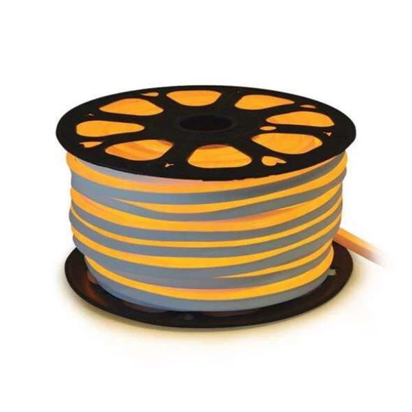 LED NEON Flex kábel - 50 méter - sárga szín