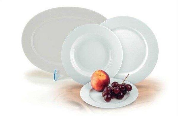 Rotberg Basic desszertes tányér 19 cm, 6db-os szett fehér (1202BAS002)