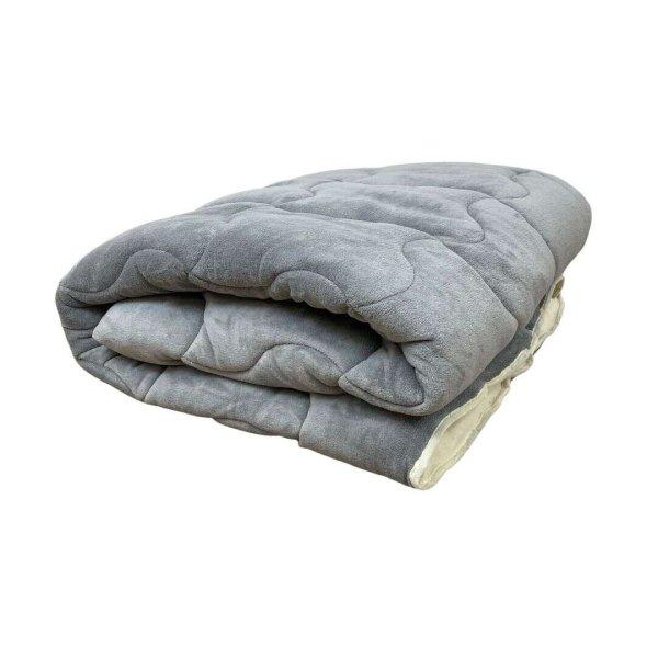 Soft - különlegesen meleg, puha kétoldalas téli takaró - szürke/natúr