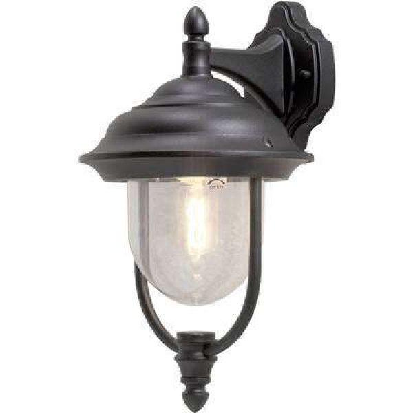 Kültéri fali lámpa Energiatakarékos lámpa, LED E27 75 W Konstsmide Parma
7222-750 Fekete