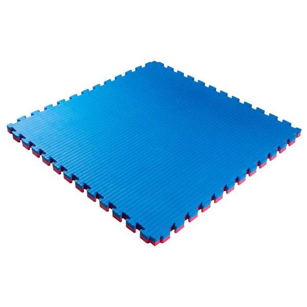Puzzle tatami szőnyeg inSPORTline Malmeida 100x100x4 cm piros kék