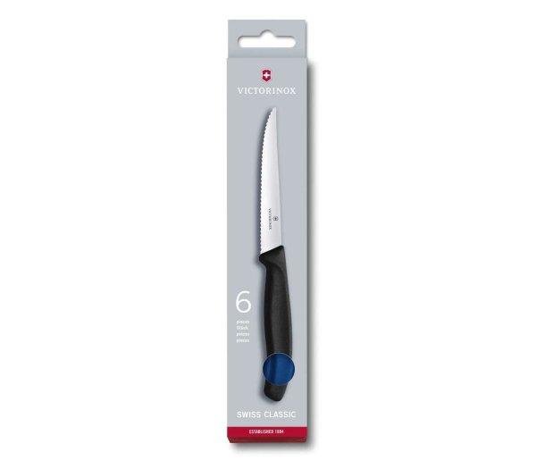 Victorinox Swiss Classic Steak kés készlet - Kék (6db / csomag)