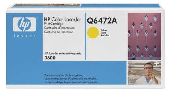 HP Q6472A sárga toner