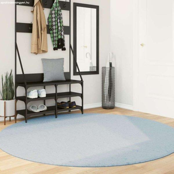 vidaXL kék rövid szálú puha és mosható szőnyeg Ø 200 cm