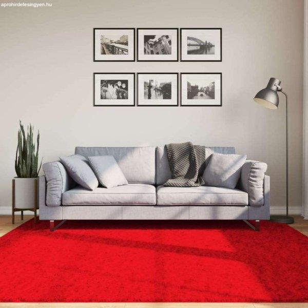 vidaXL piros rövid szálú puha és mosható szőnyeg 200 x 200 cm