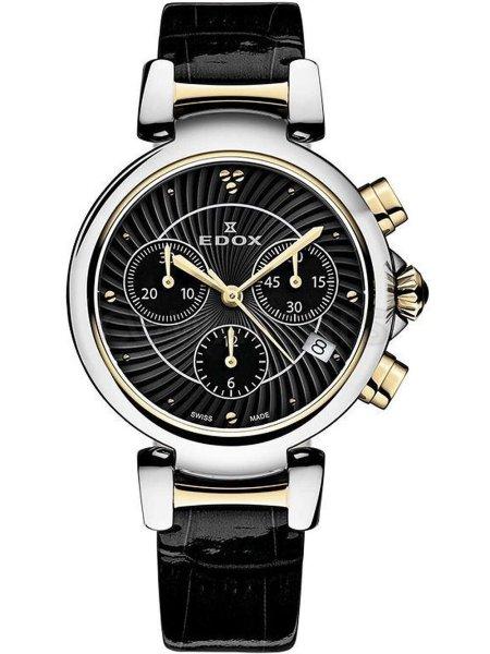 Edox 10220-357RC-NIR LaPassion Chronograph Ladies Watch 35mm