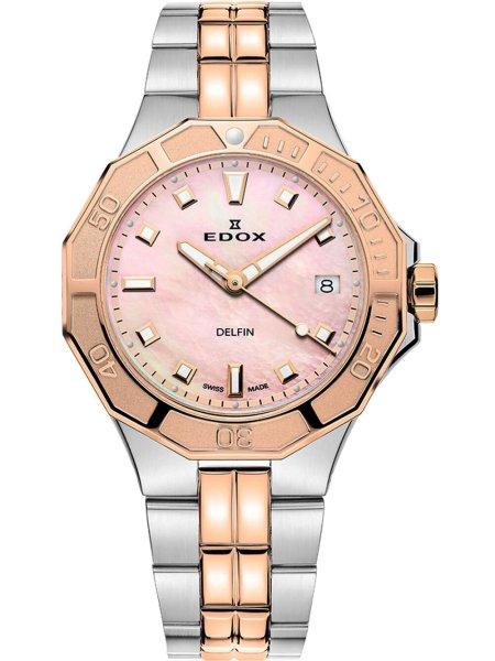 Edox 53020-357RM-ROR Delfin Diver Ladies Watch 38mm
