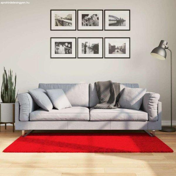vidaXL piros rövid szálú puha és mosható szőnyeg 80 x 150 cm