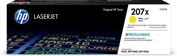 HP W2212X Toner Yellow 2.450 oldal kapacitás No.207