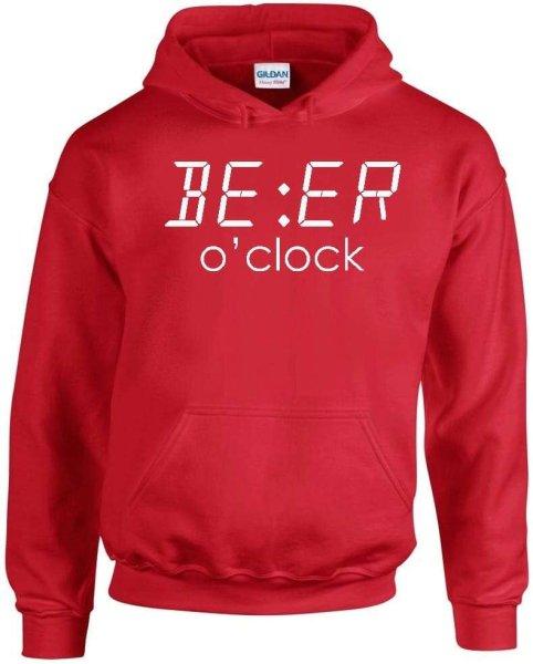 Beer o'clock pulóver - egyedi mintás, 4 színben, 5 méretben