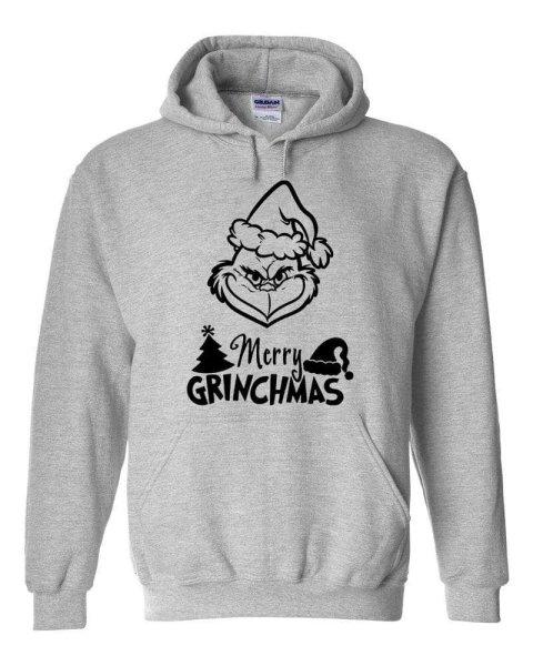 Merry Grinchmas pulóver - egyedi mintás, 4 színben, 5 méretben