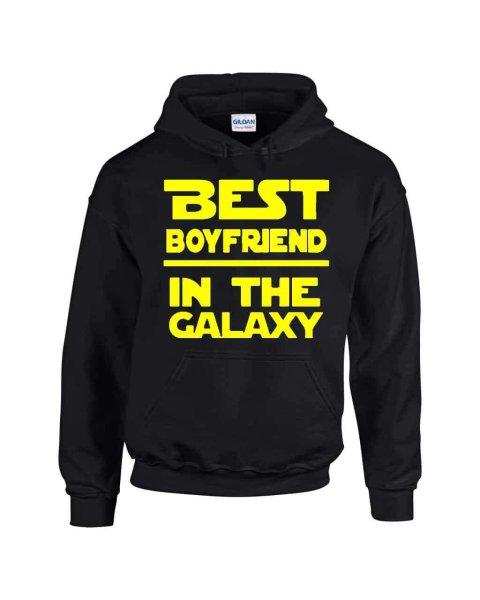 Best Boyfriend in the galaxy pulóver - egyedi mintás, 4 színben, 5 méretben