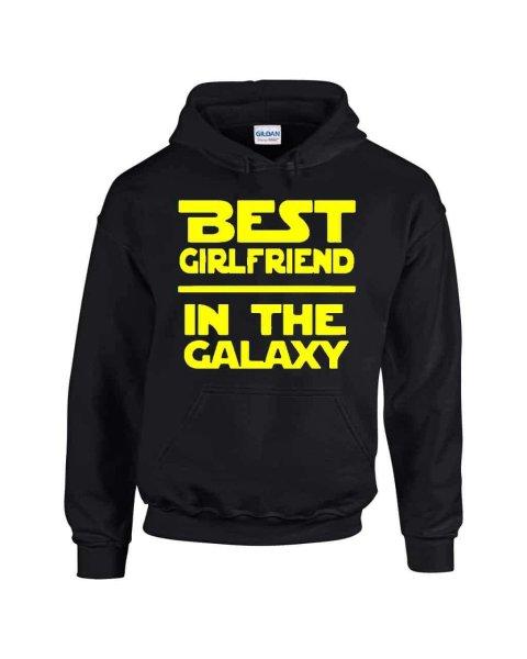 Best girlfriend in the galaxy pulóver - egyedi mintás, 4 színben, 5 méretben
