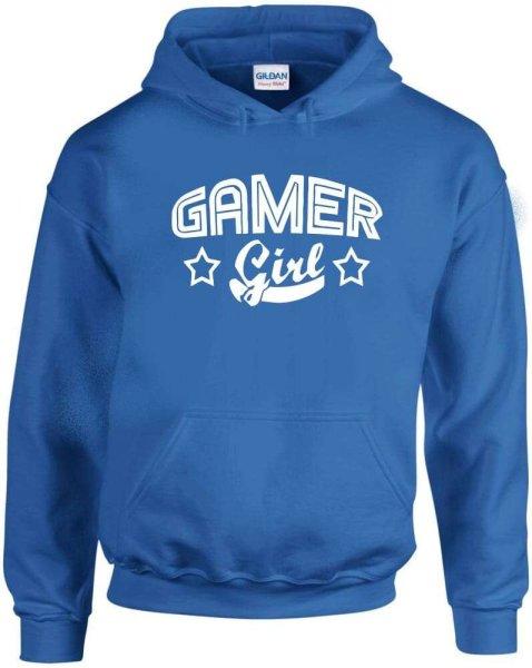 Gamer girl pulóver - egyedi mintás, 4 színben, 5 méretben