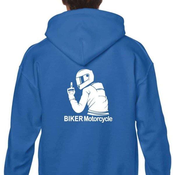 Biker motorcycle pulóver - egyedi mintás, 4 színben, 5 méretben