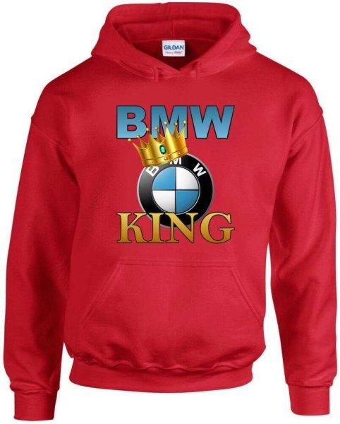 BMW King pulóver - egyedi mintás, 4 színben, 5 méretben