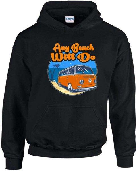 Any Beach Will Do volkswagen pulóver - egyedi mintás, 4 színben, 5 méretben