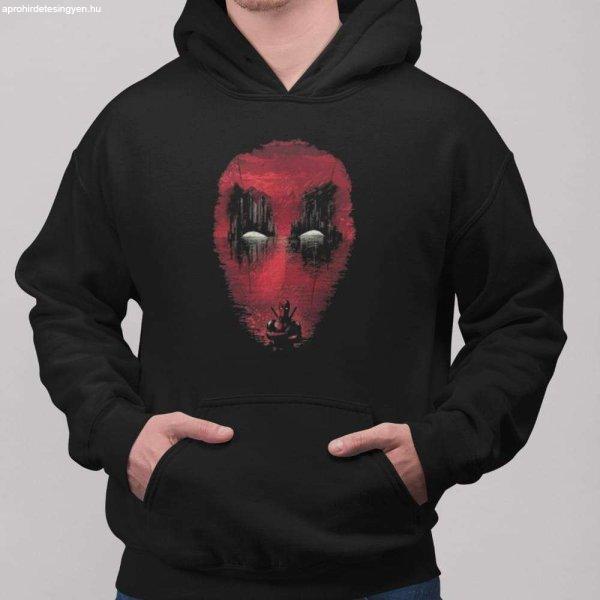 Deadpool arc pulóver - egyedi mintás, 4 színben, 5 méretben