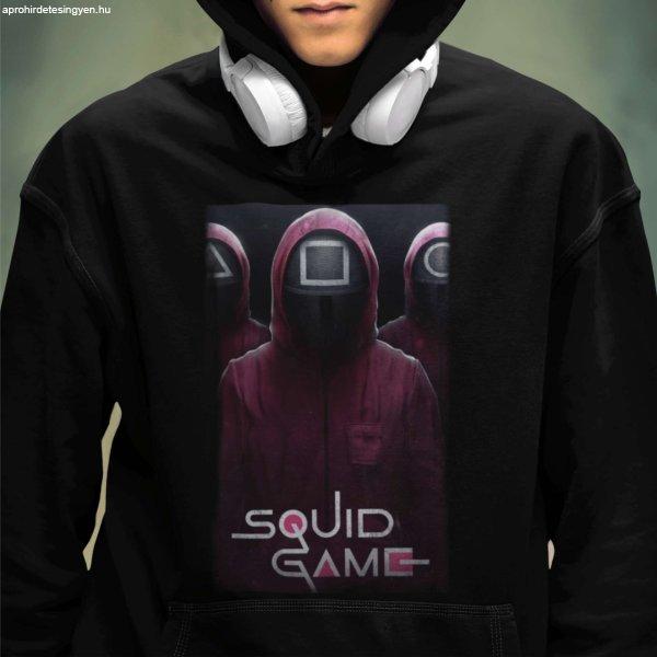 Squid game kép pulóver - egyedi mintás, 4 színben, 5 méretben