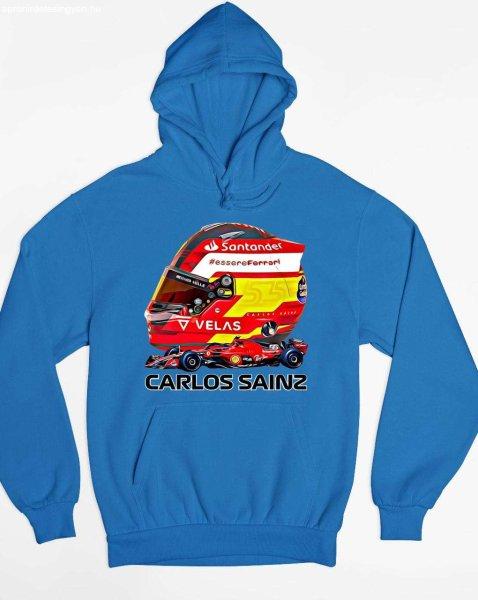 Carlos Sainz formula 1 kapucnis pulóver - egyedi mintás, 4 színben, 5
méretben