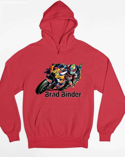 Brad Binder motorversenyző kapucnis pulóver - egyedi mintás, 4 színben, 5
méretben