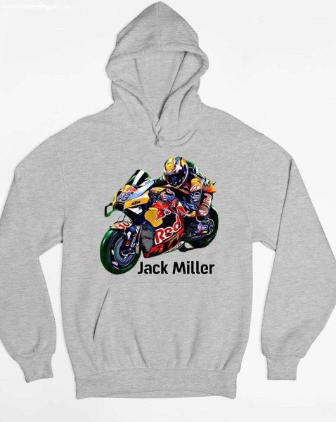 Jack Miller motorversenyző pulóver - egyedi mintás, 4 színben, 5 méretben