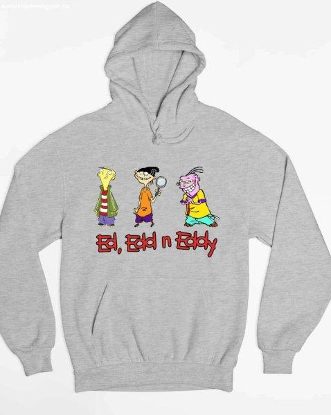 Ed, Edd és Eddy felirattal pulóver - egyedi mintás, 4 színben, 5 méretben