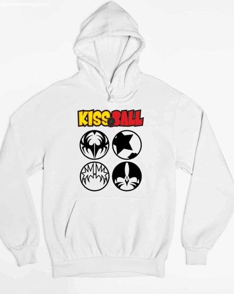 Kiss Ball szimbólumok pulóver - egyedi mintás, 4 színben, 5 méretben