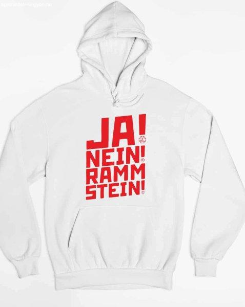 Ja Nein Rammstein pulóver - egyedi mintás, 4 színben, 5 méretben