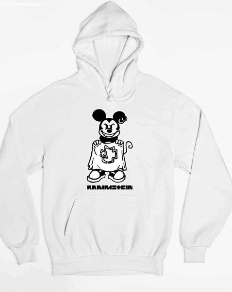Rammstein metál Mickey egér pulóver - egyedi mintás, 4 színben, 5 méretben