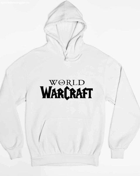World of Warcraft logo fekete pulóver - egyedi mintás, 4 színben, 5 méretben