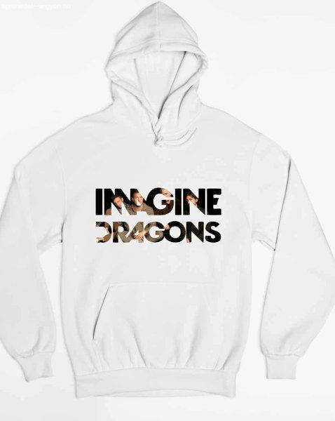 Imagine Dragons színes feliratú pulóver - egyedi mintás, 4 színben, 5
méretben