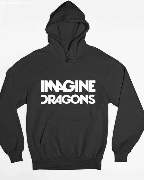 Imagine Dragons felirat pulóver - egyedi mintás, 4 színben, 5 méretben