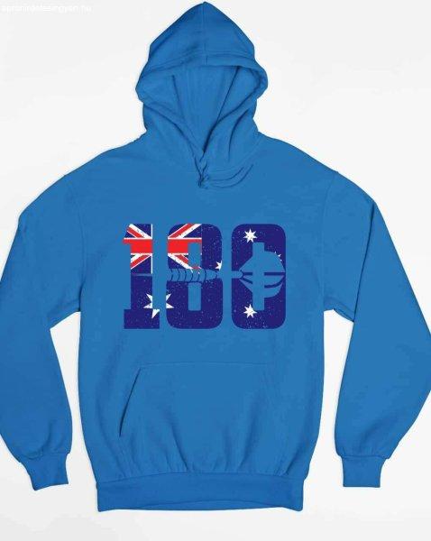 Darts Ausztrál zászló 180 pulóver - egyedi mintás, 4 színben, 5 méretben