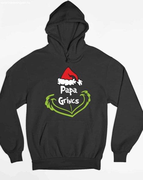 Papa Grincs zöld pulóver - egyedi mintás, 4 színben, 5 méretben