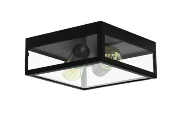 MasterLED Lidio fekete kültéri mennyezeti lámpatest  E27-es cserélhető
fényforrással