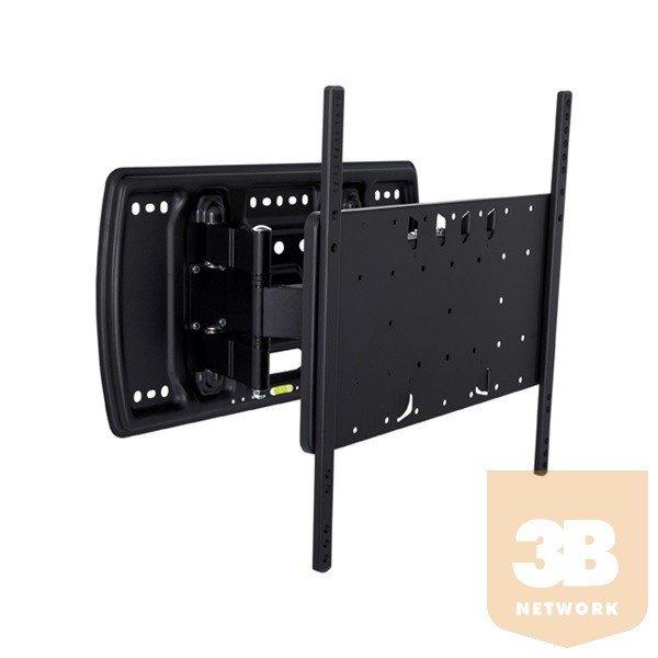Multibrackets fali rögzítő Tilt & Turn HD Superslim dönthető, forgatható
konzol, 42-84", fekete