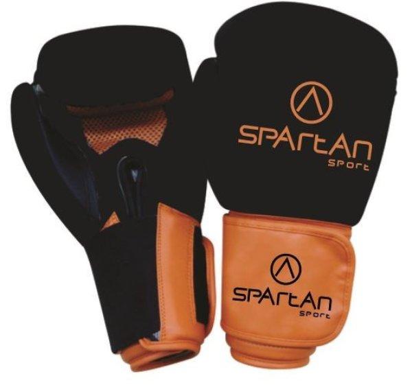 SPARTAN Fekete-Narancs Boxkesztyű 12 oz (1 pár)