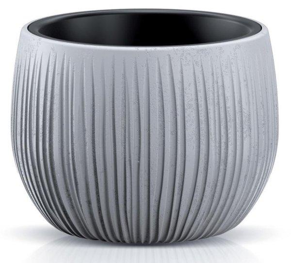 Flowerpot BETON Bowl, 144x110 mm, gray
