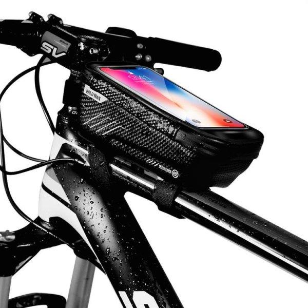 Kerékpár tartó / elülső gerenda táska érintőképernyős cipzárral
WILDMAN E2 1L 4 ?- 7?
