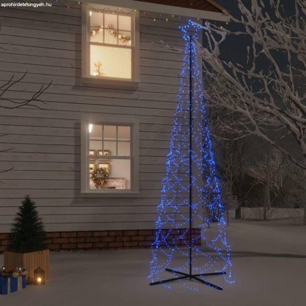 Kúp alakú karácsonyfa 500 kék LED-del 100 x 300 cm