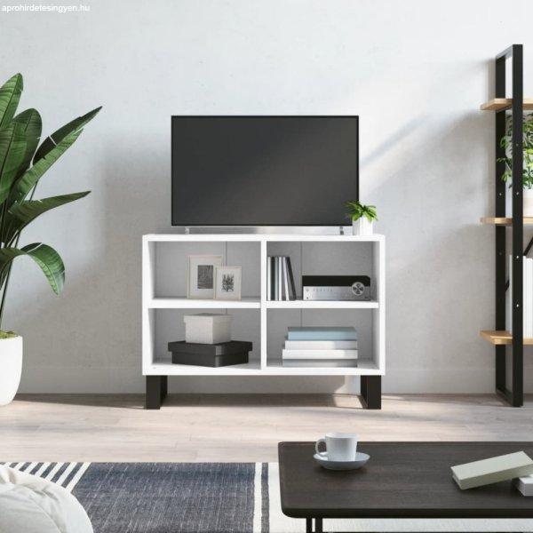 Fehér szerelt fa TV-szekrény 69,5x30x50 cm