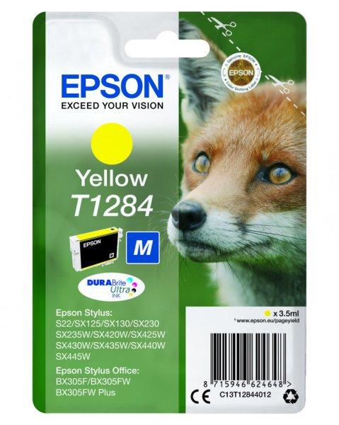 Epson T1284 Eredeti Yellow Tintapatron