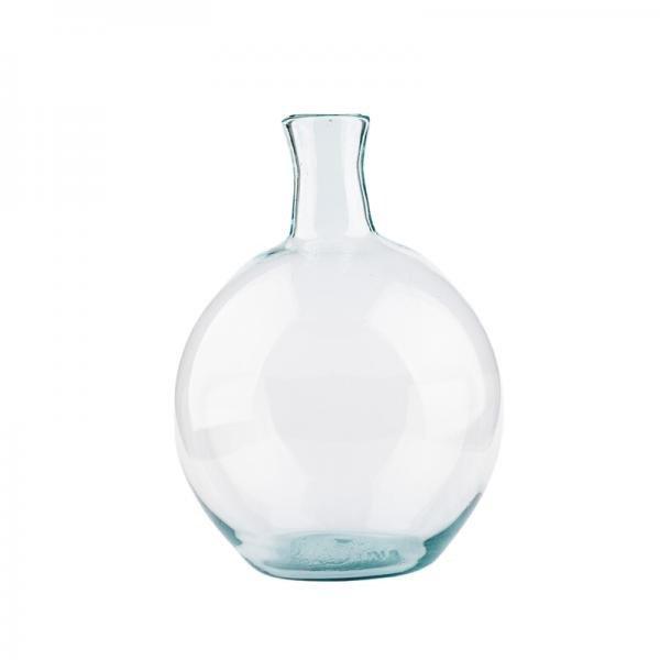 Üveg gömb váza, dekorációs kiegészítő, 5,75 literes GY005