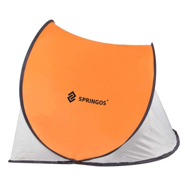 Springos pop up strandsátor UV védelemmel 200x120cm #narancssárga