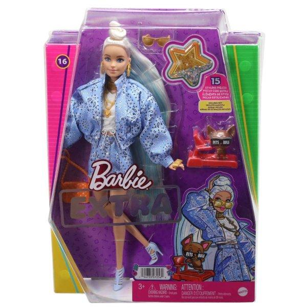 Barbie baba Barbie extra Barbie bandanával