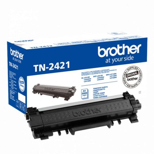 BROTHER Toner TN-2421, Nagy kapacitású - 3000 oldal (ISO/IEC 19752), Fekete