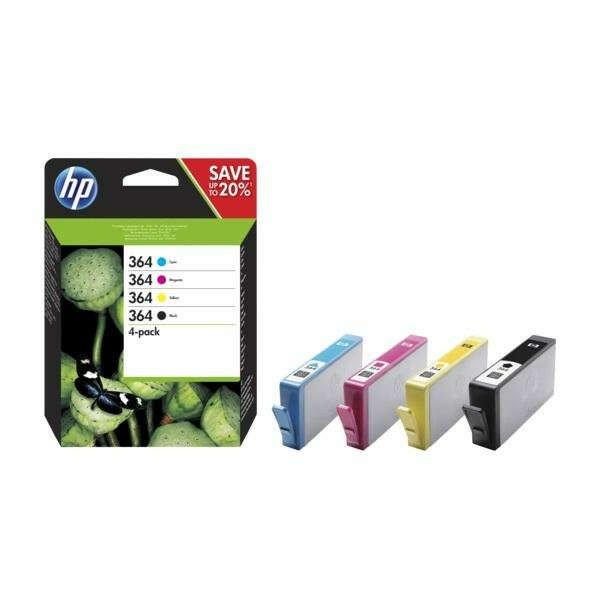 HP N9J73AE (364) Black + Color tintapatron
